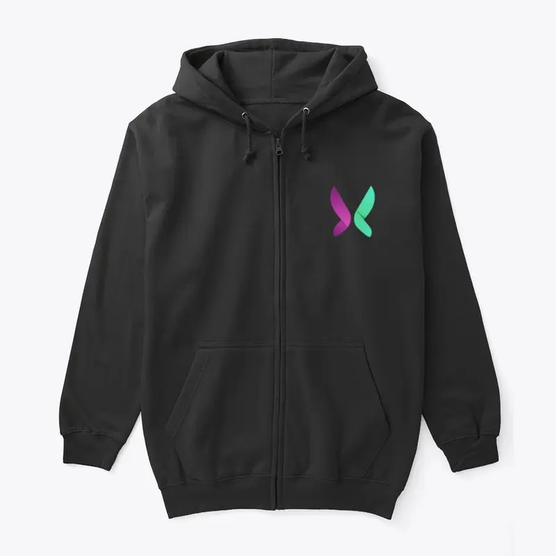 ZomerVlinder Zipper hoodie (white logo)